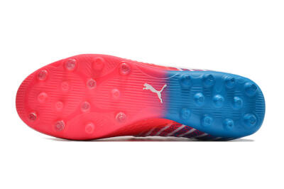 Puma Future Z 1.3 Instinct MG Low-Tops Soccer Cleats - Pink/Blue/White