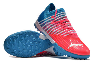 Puma Future Z 1.3 Instinct TF Low-Tops Soccer Shoes - Pink/Blue/White
