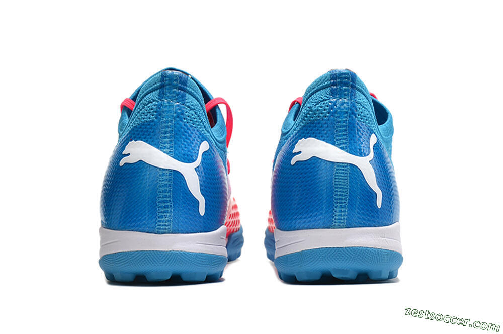 Puma Future Z 1.3 Instinct TF Low-Tops Soccer Shoes - Pink/Blue/White 5