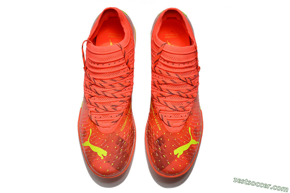 Puma Future Z 1.3 Instinct TF Low-Tops Soccer Shoes - Orange/Yellow 4