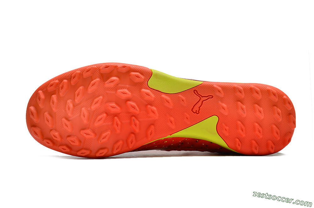 Puma Future Z 1.3 Instinct TF Low-Tops Soccer Shoes - Orange/Yellow 6