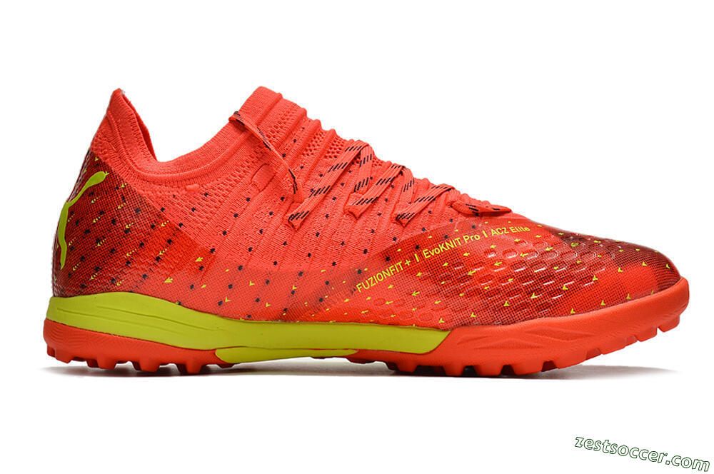 Puma Future Z 1.3 Instinct TF Low-Tops Soccer Shoes - Orange/Yellow 7
