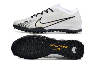 Nike Mercurial Vapor 15 Elite TF Low-Tops Soccer Shoes - White/Black