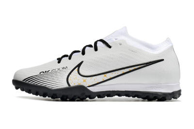 Nike Mercurial Vapor 15 Elite TF Low-Tops Soccer Shoes - White/Black