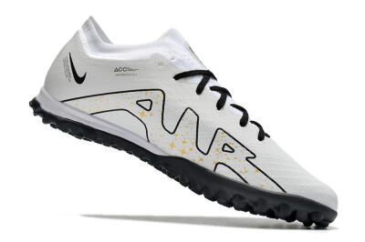 Nike Mercurial Vapor 15 Elite TF Low-Tops Soccer Shoes - White/Black