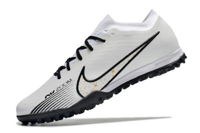 Nike Mercurial Vapor 15 Elite TF Low-Tops Soccer Shoes - White/Black