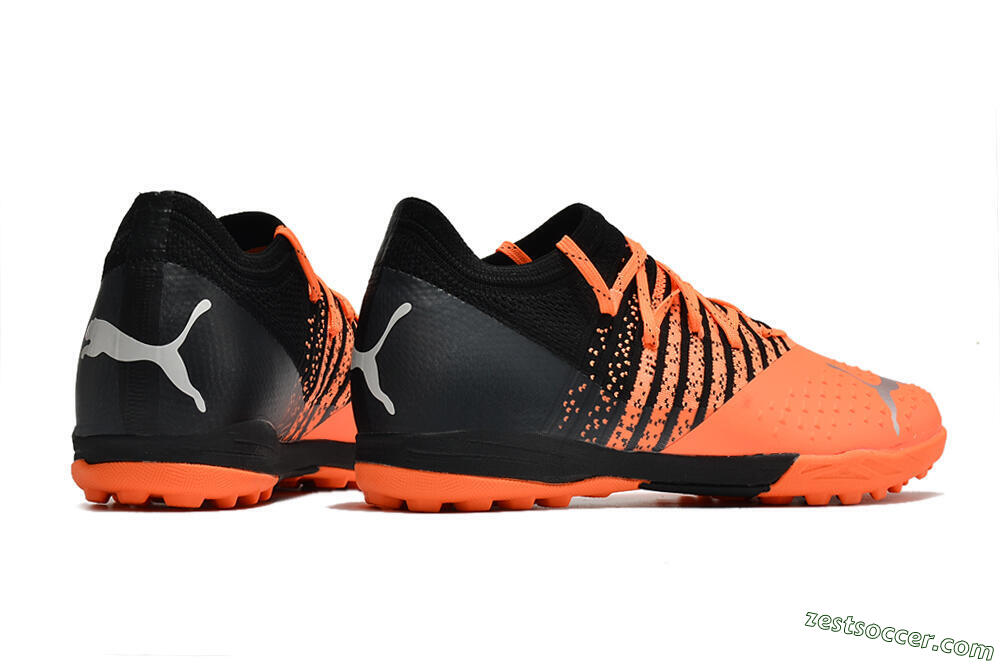 Puma Future Z 1.3 Teazer TF Low-Tops Soccer Shoes - Orange/Black 6