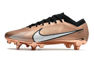 Nike Zoom Mercurial Vapor 15 Elite SG Low-Tops Soccer Cleats - Gold/White