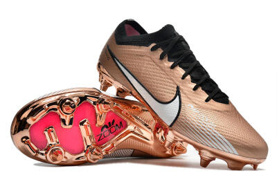 Nike Zoom Mercurial Vapor 15 Elite SG Low-Tops Soccer Cleats - Gold/White