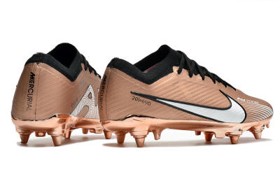 Nike Zoom Mercurial Vapor 15 Elite SG Low-Tops Soccer Cleats - Gold/White