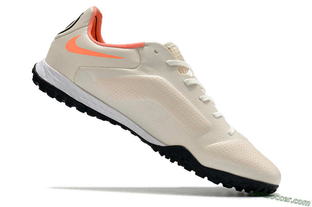 Nike Tiempo Legend 9 Pro TF Low-Tops Soccer Shoes - White/Yellow 7