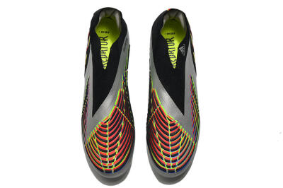 Adidas Predator FIFA World Cup Qatar 2022 Edge+ FG High-Tops Soccer Cleats - Silver/Black