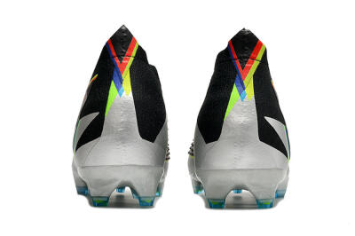 Adidas Predator FIFA World Cup Qatar 2022 Edge+ FG High-Tops Soccer Cleats - Silver/Black