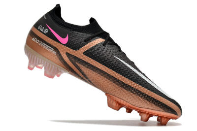 Nike Phantom GT Elite FG Low-Tops Soccer Cleats - Black/Gold/White