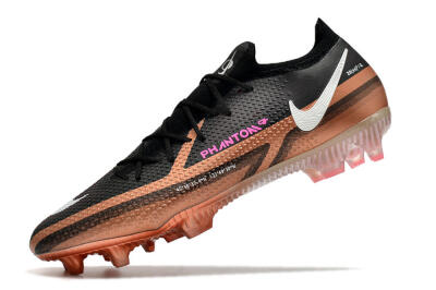 Nike Phantom GT Elite FG Low-Tops Soccer Cleats - Black/Gold/White