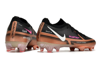 Nike Phantom GT Elite FG Low-Tops Soccer Cleats - Black/Gold/White