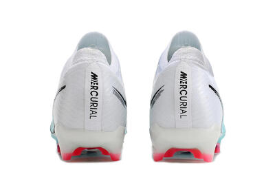 Nike Air Zoom Mercurial Vapor 15 Elite FG Low-Tops Soccer Cleats - White/Blue/Pink