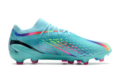 Adidas x Speedportal.1 2022 World Cup Boots FG Low-Tops Soccer Cleats - Blue/Green/Red