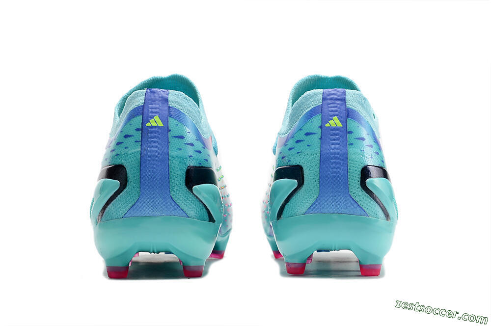 Adidas x Speedportal.1 2022 World Cup Boots FG Low-Tops Soccer Cleats - Blue/Green/Red 6