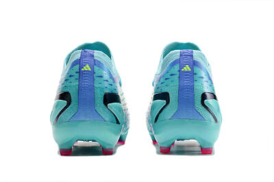 Adidas x Speedportal.1 2022 World Cup Boots FG Low-Tops Soccer Cleats - Blue/Green/Red