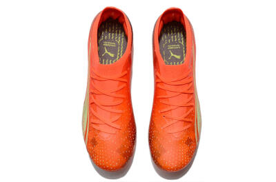 Puma Ultra Ultimate MG Low-Tops Soccer Cleats - Red/Yellow