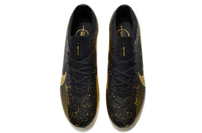 Nike Air Zoom Mercurial Vapor 15 Elite FG Low-Tops Soccer Cleats - Black/Gold