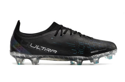 Puma Ultra Ultimate FG Low-Tops Soccer Cleats - Black/White/Blue