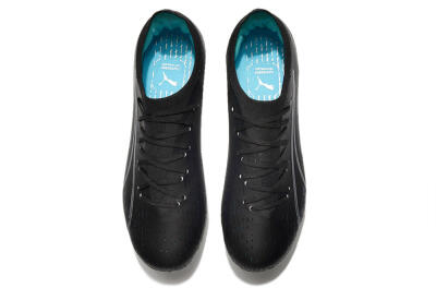 Puma Ultra Ultimate FG Low-Tops Soccer Cleats - Black/White/Blue