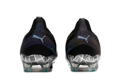 Puma Ultra Ultimate FG Low-Tops Soccer Cleats - Black/White/Blue