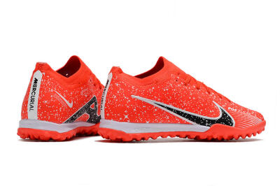 Nike Air Zoom Mercurial Vapor 15 Elidte TF Low-Tops Soccer Shoes - Red/Black/White