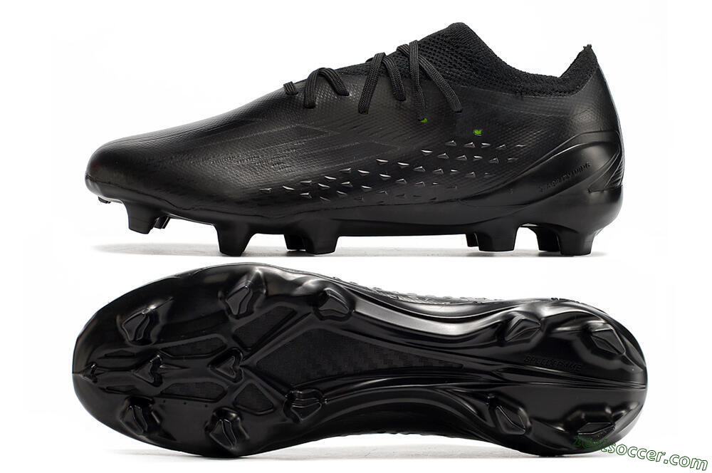 Adidas X Speedportal .1 2022 World Cup Boots FG Low-Tops Soccer Cleats - Black/Black 1