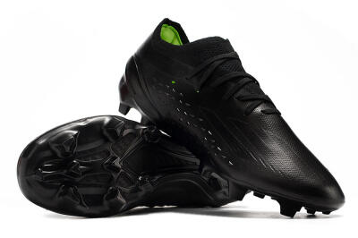 Adidas X Speedportal .1 2022 World Cup Boots FG Low-Tops Soccer Cleats - Black/Black