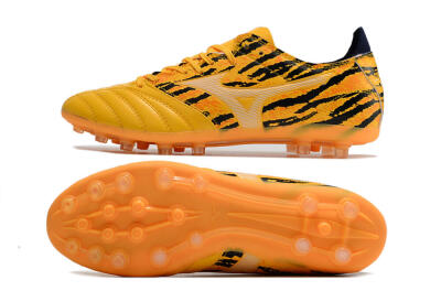 Mizuno Morelia Neo AG Low-Tops Soccer Cleats - Yellow/Black