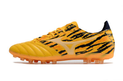 Mizuno Morelia Neo AG Low-Tops Soccer Cleats - Yellow/Black