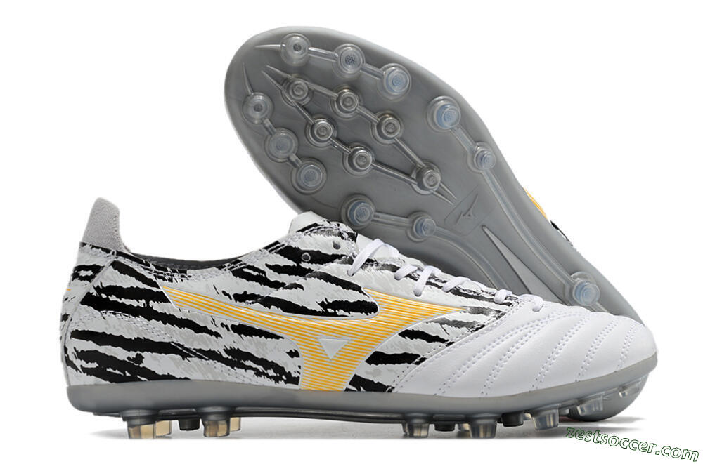 Mizuno Morelia Neo AG Low-Tops Soccer Cleats - White/Black 0
