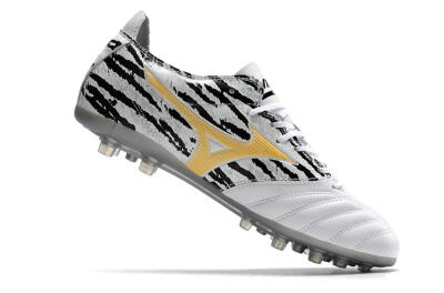 Mizuno Morelia Neo AG Low-Tops Soccer Cleats - White/Black