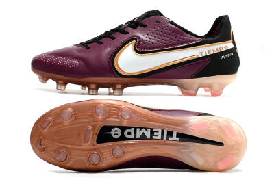 Nike Tiempo Legend 9 Elite FG Low-Tops Soccer Cleats - Red/Black/White