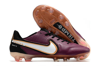 Nike Tiempo Legend 9 Elite FG Low-Tops Soccer Cleats - Red/Black/White