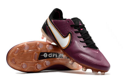 Nike Tiempo Legend 9 Elite FG Low-Tops Soccer Cleats - Red/Black/White