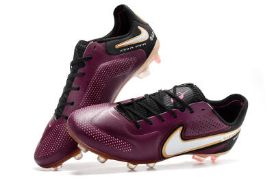 Nike Tiempo Legend 9 Elite FG Low-Tops Soccer Cleats - Red/Black/White