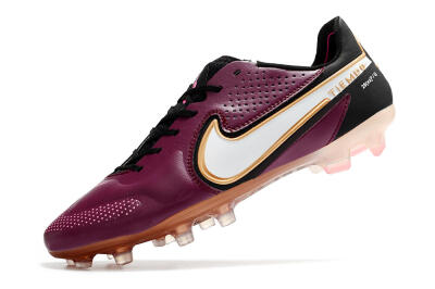 Nike Tiempo Legend 9 Elite FG Low-Tops Soccer Cleats - Red/Black/White