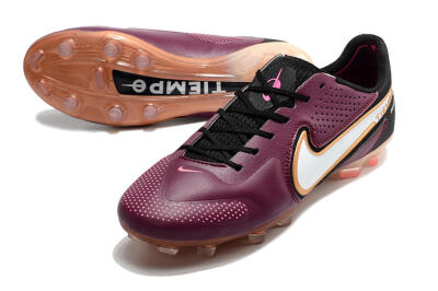 Nike Tiempo Legend 9 Elite FG Low-Tops Soccer Cleats - Red/Black/White