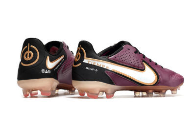 Nike Tiempo Legend 9 Elite FG Low-Tops Soccer Cleats - Red/Black/White