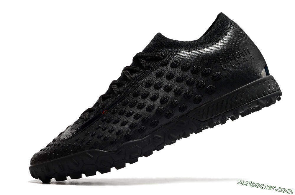 Nike Phantom Ultra Venom TF Low-Tops Soccer Shoes - Black/White 5