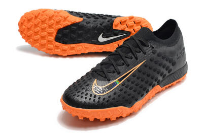 Nike Phantom Ultra Venom TF Low-Tops Soccer Shoes - Black/Orange