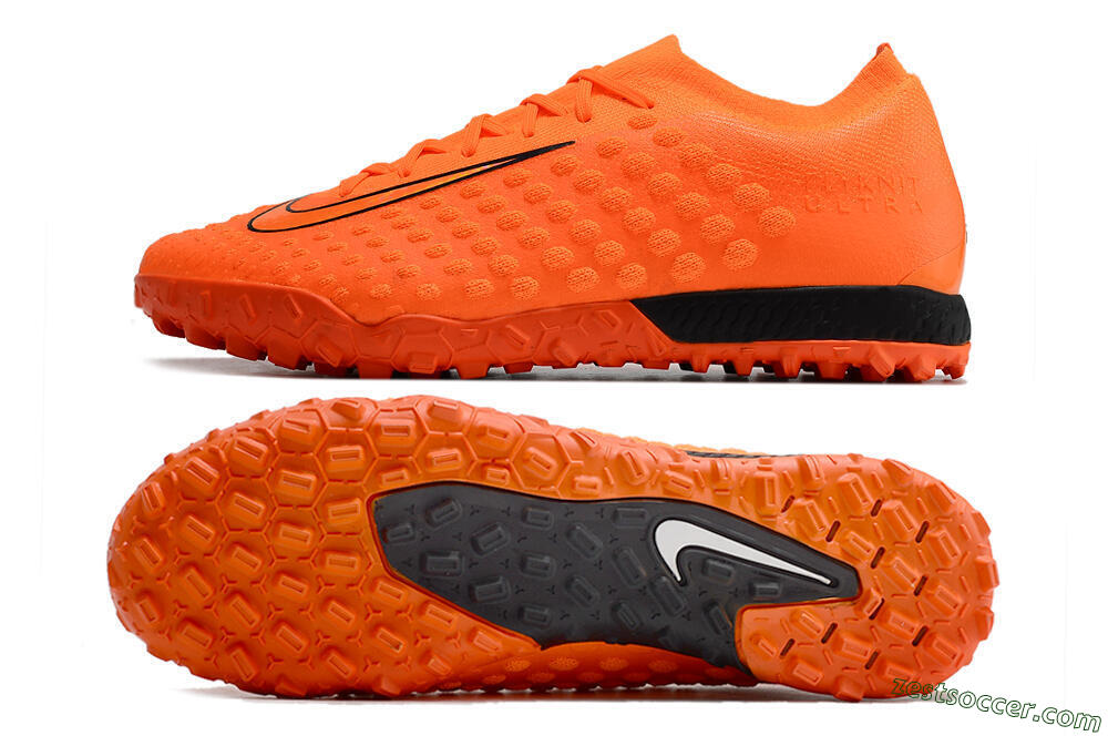 Nike Phantom Ultra Venom TF Low-Tops Soccer Shoes - Orange/Black 1
