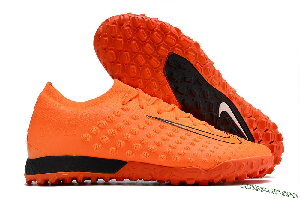 Nike Phantom Ultra Venom TF Low-Tops Soccer Shoes - Orange/Black 0