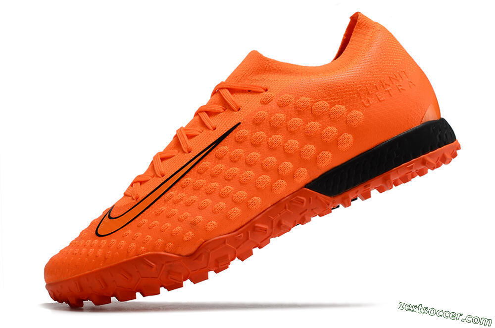 Nike Phantom Ultra Venom TF Low-Tops Soccer Shoes - Orange/Black 5