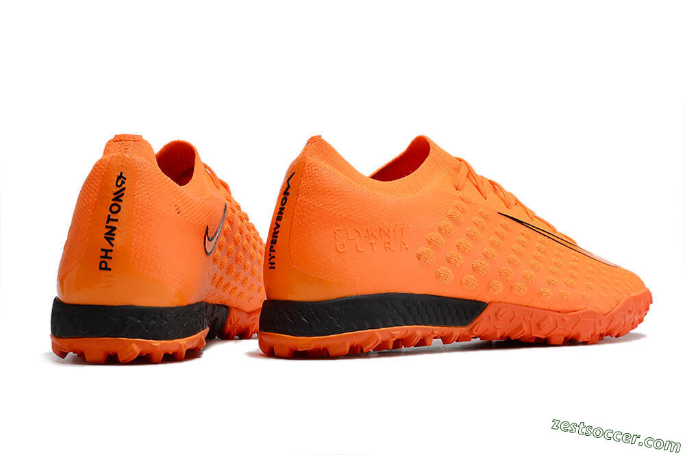 Nike Phantom Ultra Venom TF Low-Tops Soccer Shoes - Orange/Black 6