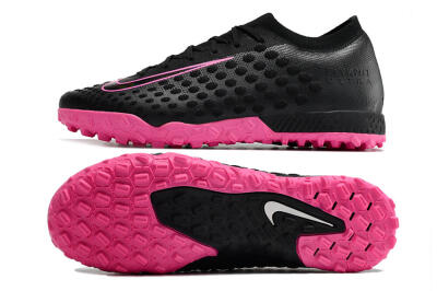 Nike Phantom Ultra Venom TF Low-Tops Soccer Shoes - Black/Pink